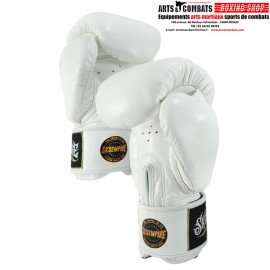 Gants de boxe Velcro SKS Blanc
