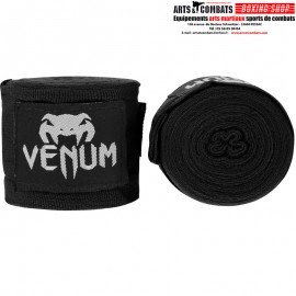 Bandages de Boxe Venum Kontact Original 4m50 Noir