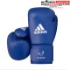 Gants De Boxe Adidas FFb Approuvés Iba - Bleu et Rouge