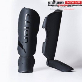 Protège tibias & pieds ELION EXTRAVAGANT Noir/Noir