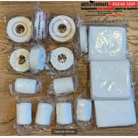 Kit Pieds-Poings – 3 Combats (Bandages Professionnels)