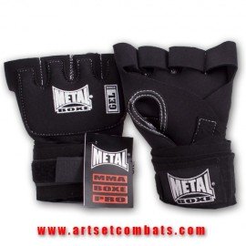 SOUS GANTS DE BOXE GEL CHOC METAL BOXE