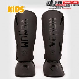 Protège-Tibias pour Enfants - Venum Challenger NOIR/NOIR