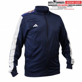 Veste de survêtement adidas Bleu Blanc Rouge