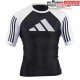 Rashguard BJJ Manches Courtes Noir/blanc