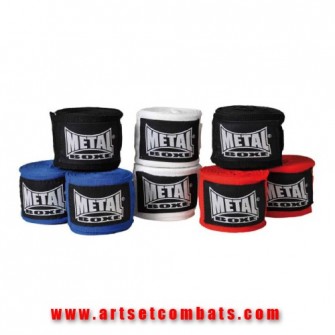 Bandes de boxe Everlast noir 4m50 - bandage boxe anglaise ou amateur