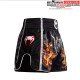 Short de Boxe Thaï Venum Gladiator 5.0 - Noir/Orange Néon