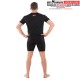 Short de Compression Metal Boxe - Noir