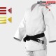 Kimono Millenium J990 avec bandes Or ou Rouge Adidas